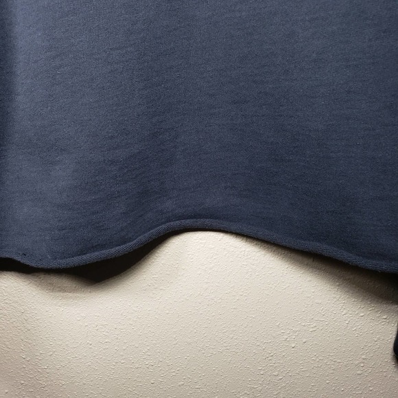 Adidas Trefoil Logo Spell Out Sweatshirt Size XL Cropped Pullover - Picture 8 of 9